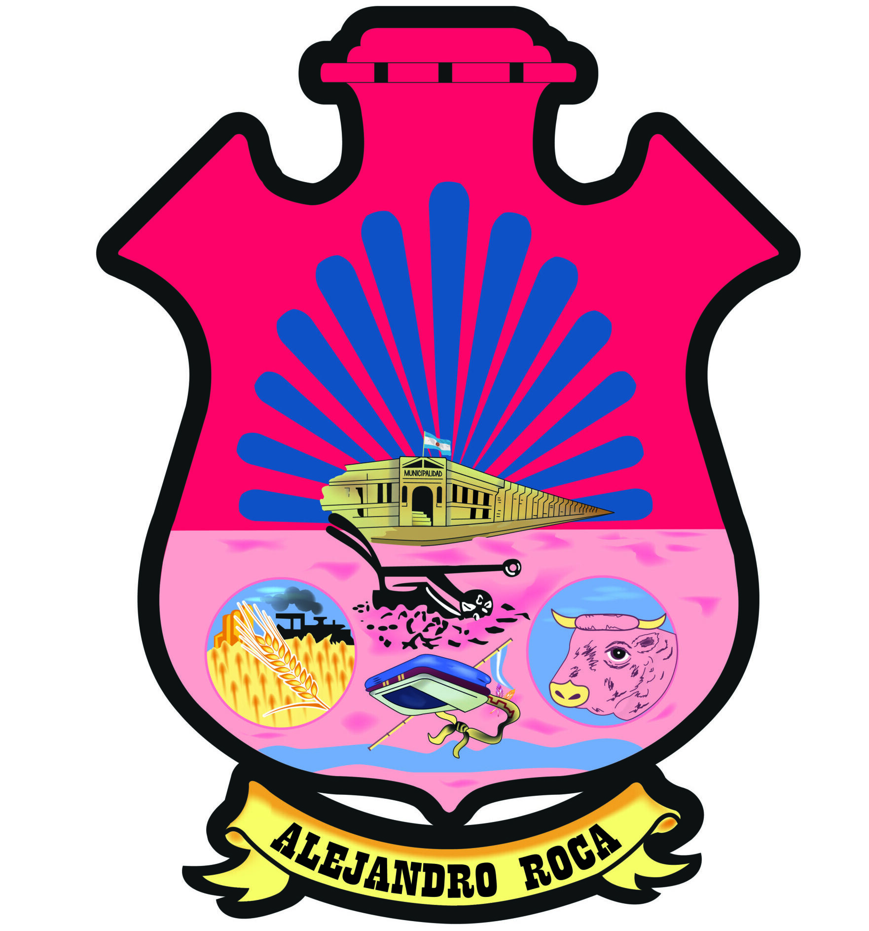 Escudo del Pueblo - MUNICIPALIDAD DE ALEJANDRO ROCA